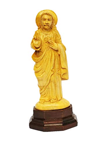 Handcrafted St Joseph Wooden showpiece Idol Decorative Statue Figurine for Home Decor Craft Gifts for House Warming for Living Room