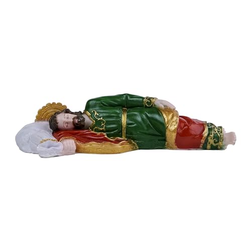 Sleeping Joseph showpiece Idol Christian Statues Figurine for Home Decor Gifts for House Warming for Living Room, Multicolour