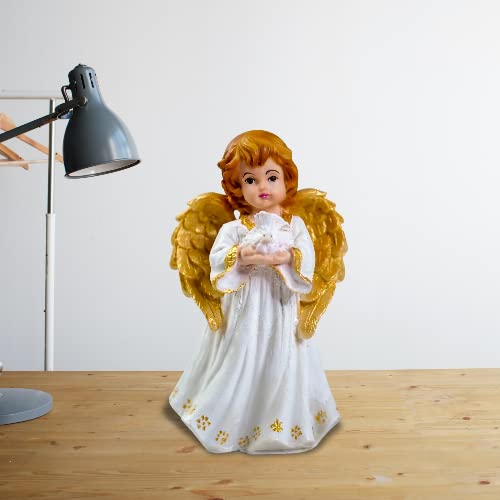 Handcrafted Angel showpiece Idol Decorative Statue Christian Figurine for Home Decor Craft Gifts for House Warming for Living Room
