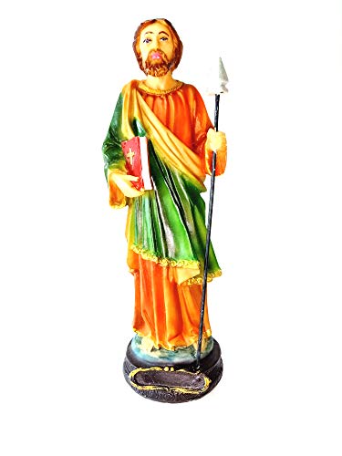 St Thomas showpiece Idol Catholic Wall Decorative Christian Statues Figurine for Home Decor Craft Gifts for House Warming for Living Room (8 Inch)