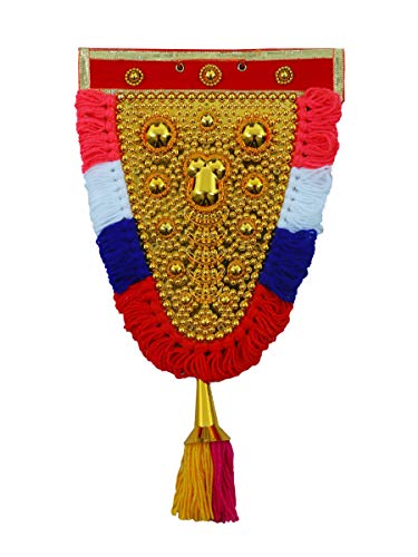 Nettipattam Elephant caparison wall hangings for interior traditional Home Decor Handcrafted showpiece (1.3 Feet)