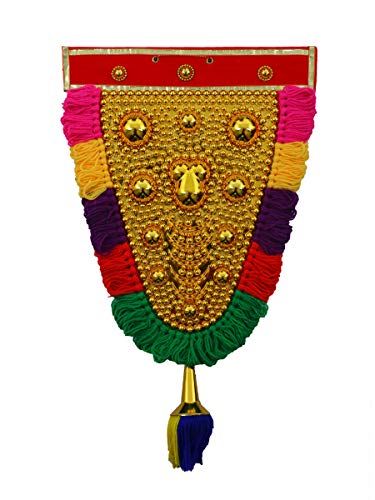 Nettipattam Elephant caparison wall hangings for interior traditional Home Decor Handcrafted showpiece (1.8 Feet)