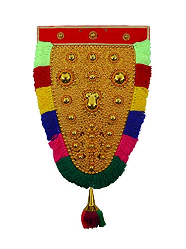 Nettipattam Elephant Caparison Wall hangings for Interior Traditional Home Decor Handcrafted showpiece (2.4 Feet)