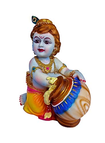 7 Inch Poly Marble Handcrafted showpiece Idol Decorative Statue Figurine for Home Decor Craft Gifts for House Warming for Living Room