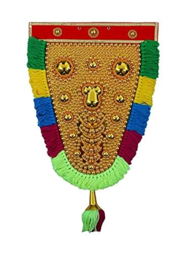 Nettipattam Elephant Caparison Wall hangings for Interior Traditional Home Decor Handcrafted showpiece (2 Feet)