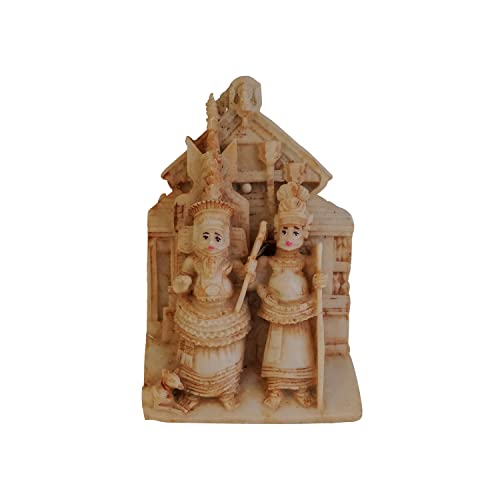 Parassini Muthappan Statue Hindu God Idol for car Dash Board Showpiece Gifts Home Decor Figurine House Warming for Living Pooja Room Home Temple
